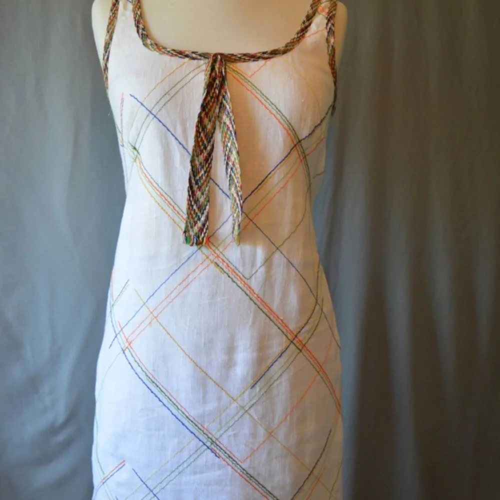 Moschino Cheap n Chic vintage linen mini dress - Picture 2 of 6